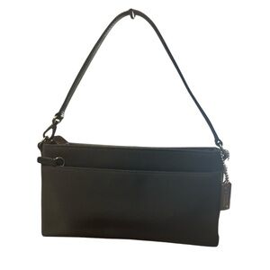 Coach Mercer Demi Handbag Convertible to Wristlet Blk Nylon / Leather